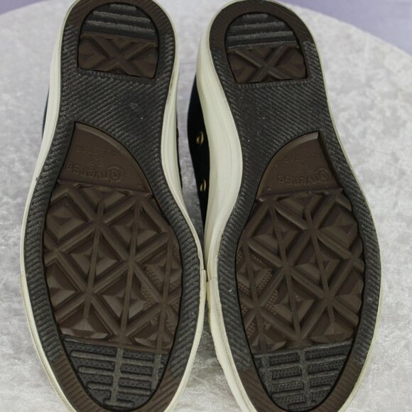 Converse Chuck Taylor All Star Black Cherry Red Egret Floral Canvas Sneaker Sz 6 - Picture 6 of 9